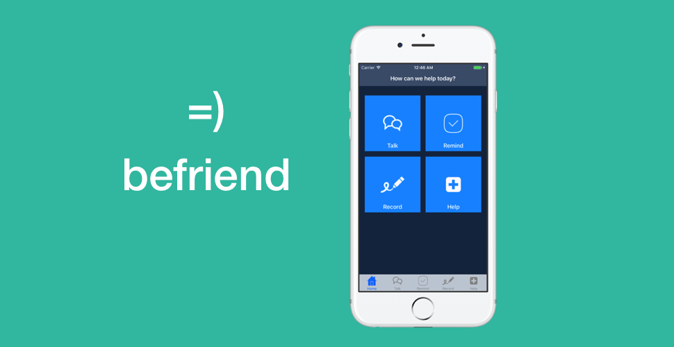 Befriend - a mental health app for university students